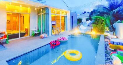 Beach town cha-am poolvilla from Cha-Am beach just 2km.