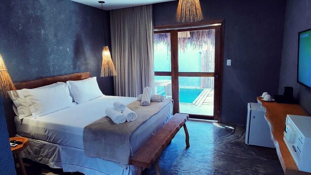 Deluxe Suite | 8 bedrooms, premium bedding, pillow-top beds, in-room safe - Pousada Villa Uçá Milagres (São Miguel dos Milagres)