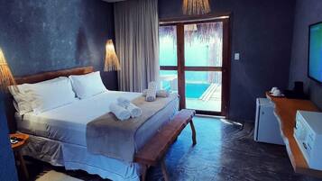 Suíte luxo | 8 quartos, roupas de cama premium, camas com colchões pillow-top