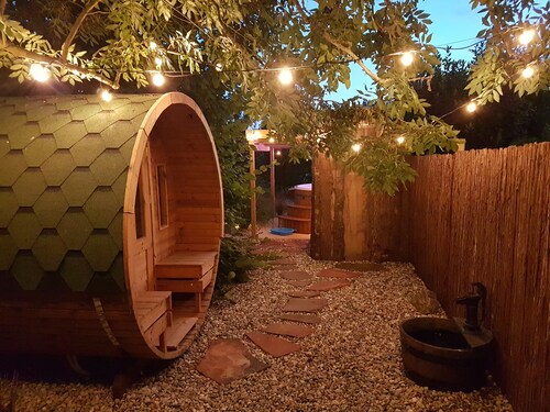 Gite AUX Champs DES Amours spa et Sauna Finlandais