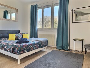 2 habitaciones, wifi gratis y ropa de cama