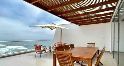 Terrace with Jacuzzi, Duplex, Ocean View, Grill