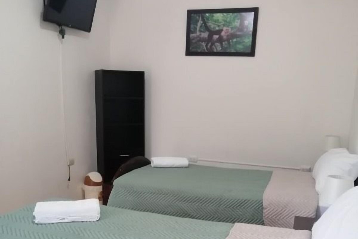 Free WiFi, bed sheets