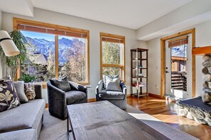 TV, fireplace, stereo