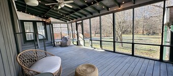 Spacious river front home located on the beautiful Clinch River. Unique! Clean!