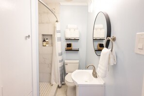 Hair dryer, towels