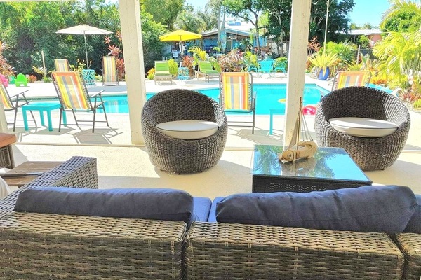 Een verwarmd zwembad