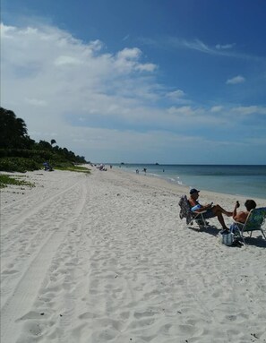 Sun-loungers, beach towels - Bask At the Beach (Naples)
