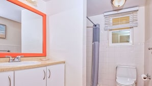 Shower, hair dryer