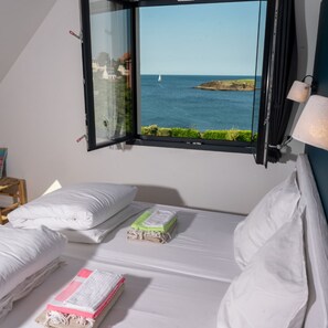 3 bedrooms, travel cot, free WiFi, bed sheets - Nouveauté : Villa Ponant à Doëlan, Prestations « Wellness » Face à L'océan (Clohars-Carnoët)