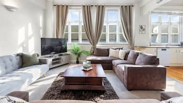 Smart TV, books, music library, video library