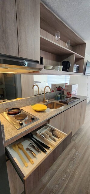 Leilighet, 1 soverom | Eget kjøkken