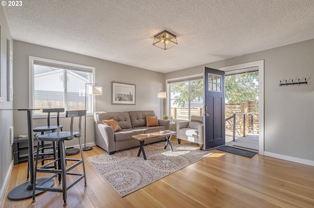 Smart TV, fireplace, printers. A Grand House
