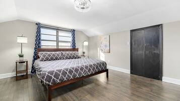 2 sovrum, strykjärn/strykbräda, resesäng och wi-fi