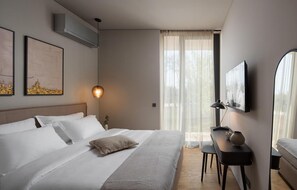 2 soverom, strykejern/-brett, reiseseng for barn og wi-fi (inkludert)