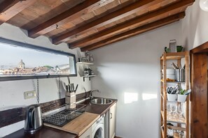 Microwave, stovetop, dishwasher, toaster