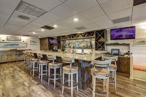 Bar (on property) - Coastal perch with sound views, balconies, pool access, chef's kitchen, & W/D (Port Aransas)