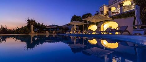Una piscina riscaldata