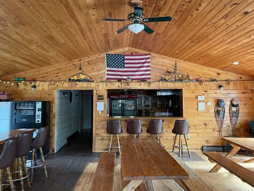 Brimley Lodge / Sleeps 36 / Snowmobile & ORV Trail