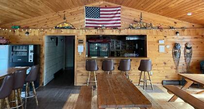 Brimley Lodge / Sleeps 36 / Snowmobile & ORV Trail