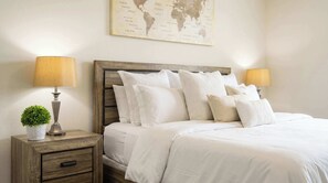 5 bedrooms, iron/ironing board, WiFi, bed sheets