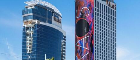 Façana frontal de l'allotjament