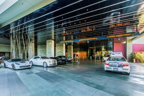 Free self-parking, free valet parking