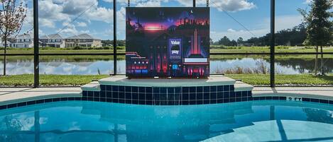 Una piscina climatizada