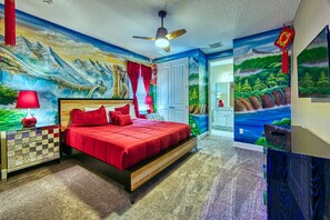 14 bedrooms, iron/ironing board, WiFi, bed sheets - Wonderfull World Bowling Alley Home, Orlando Mansion 6228 (Orlando)