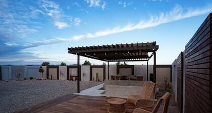 House of Gemini is a secluded property in the center of Valle de Guadalupe