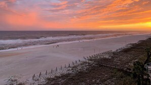A beach with a wooden boardwalk and dunes. - Summer House 306A from ALBVR -- Completely Renovated & Better Than Ever! (Orange Beach)