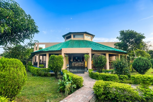 Majoituspaikan julkisivu