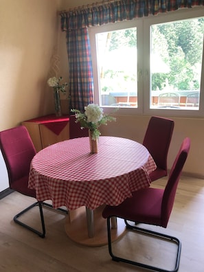 Dining - Holiday Apartment "Haus Dachsberg 331 Todtmoos" with Balcony & Wi-Fi (Todtmoos)