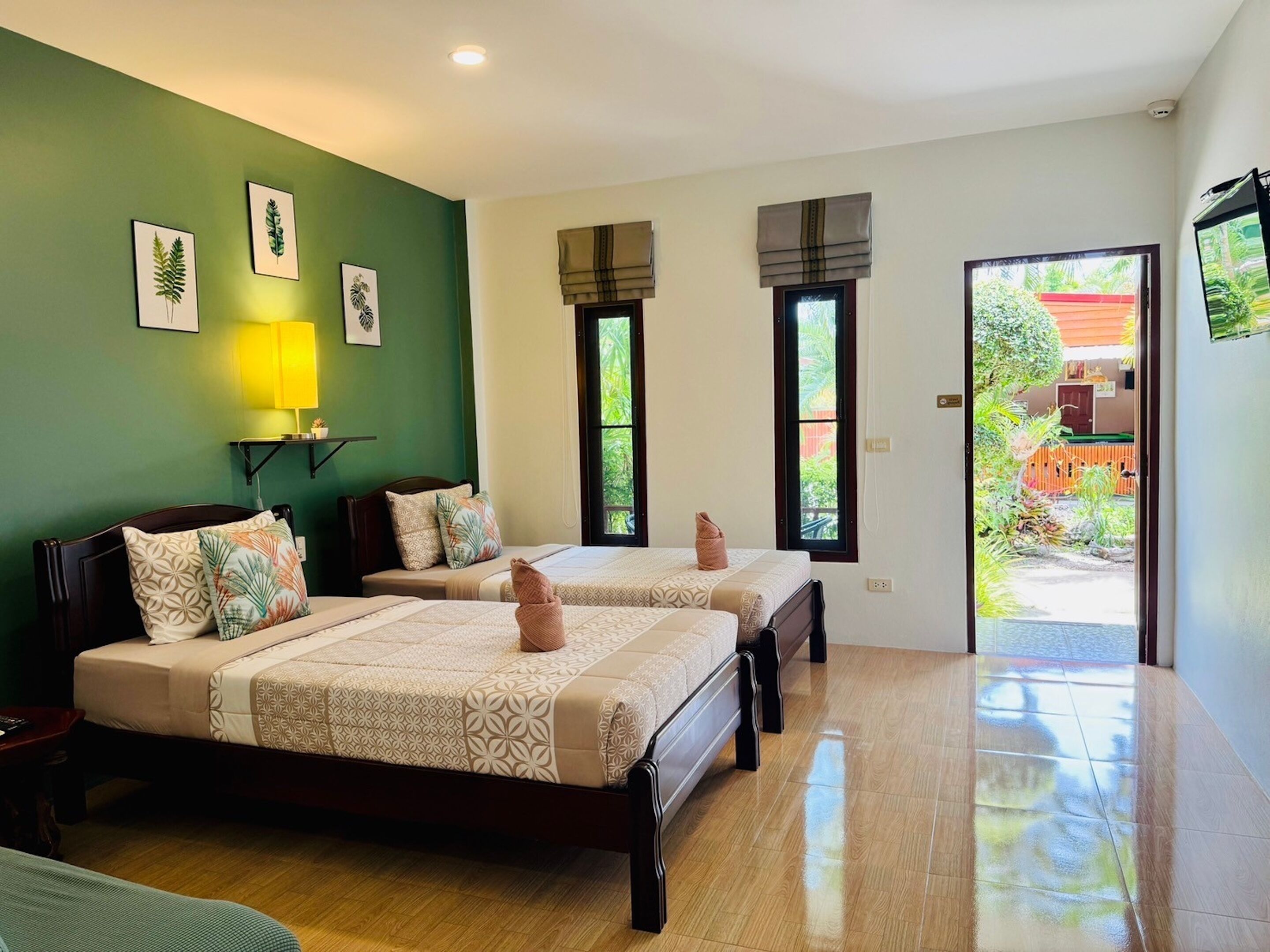 Quarto duplo clássico | Vista para o jardim