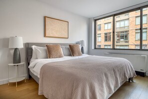 1 室のベッドルーム、アイロン / アイロン台、WiFi、ベッドシーツ