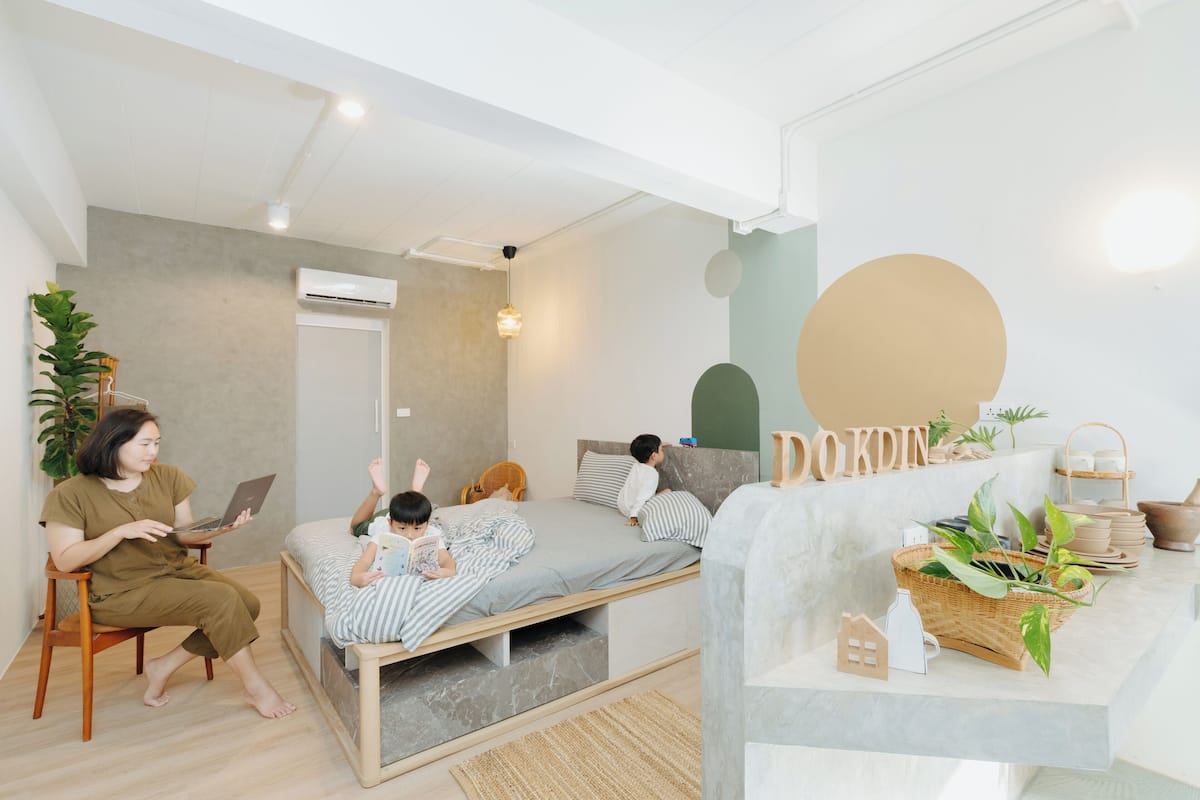 Design Quadruple Room with 2 Bathrooms