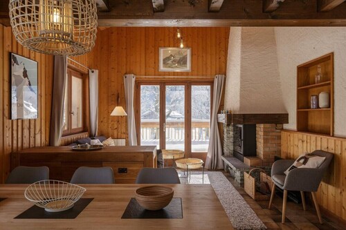 Cyclamens - Cosy Chalet 500m Flégère | Cheminée | Vue | Garage