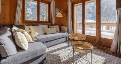 Cyclamens - Cosy Chalet 500m Flégère Cheminée Vue Garage