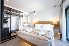 Supreme Suite | 埃及棉床单、高档床上用品、记忆海绵床垫、客房内保险箱