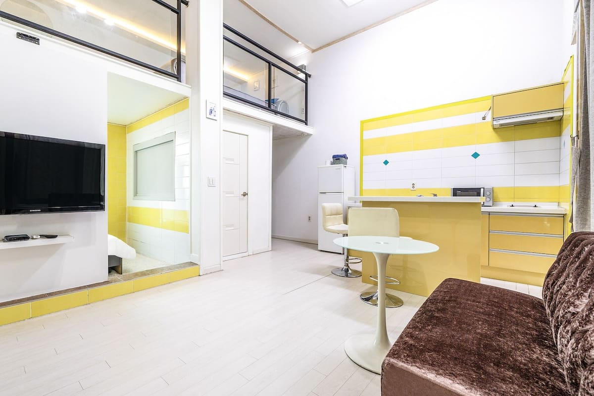 Phòng cơ bản, 1 phòng ngủ (A 202 (Pets Allowed)) | 1 phòng ngủ, truy cập Internet không dây miễn phí 