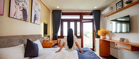 Deluxe Double Room | Premium bedding, memory-foam beds, minibar, desk