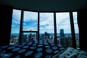 2 bedrooms, desk, iron/ironing board, WiFi - New Year eve’s Fireworks & BayView Apt in CBD (Melbourne)
