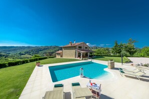 Villa, 2 chambres, piscine privée, vue jardin | Piscine