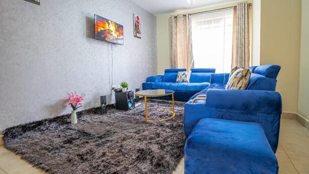 Leilighet – design | Oppholdsområde | Flatskjerm-TV