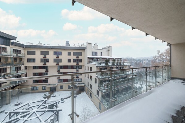 Apartment, 1 Schlafzimmer, Poolzugang | Balkon