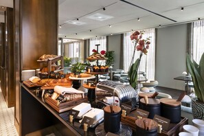 Daily buffet breakfast (EUR 38 per person)
