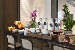 Daily buffet breakfast (EUR 38 per person)