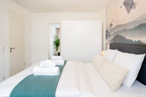 2 quartos, acesso à internet, roupa de cama