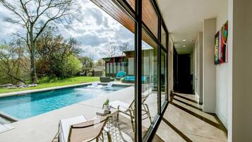 Una piscina climatizada