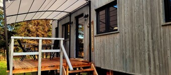 NEU Luxuriöses Tinyhaus Ferienhaus Freyr Einmalig in Lübbenau